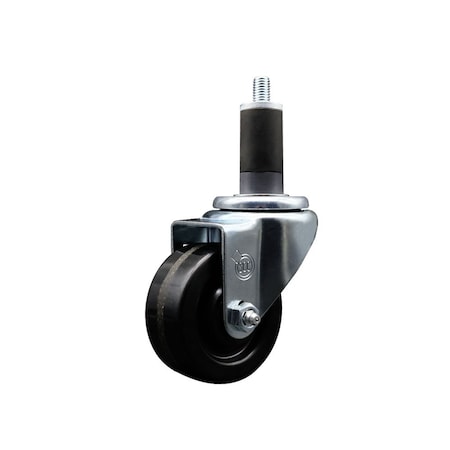 Service Caster 3'' Phenolic Wheel Swivel 1-1/4'' Expanding Stem Caster SCC-EX20S314-PHR-114